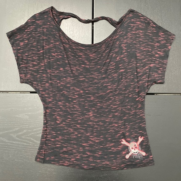 Harley-Davidson Womens Open Back Skull Tee - XS - Picture 2 of 8